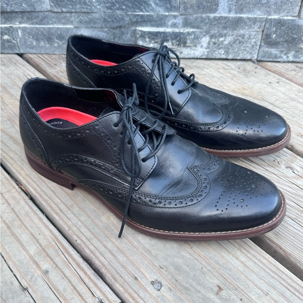 Men’s Rockport leather dress shoes sz 11